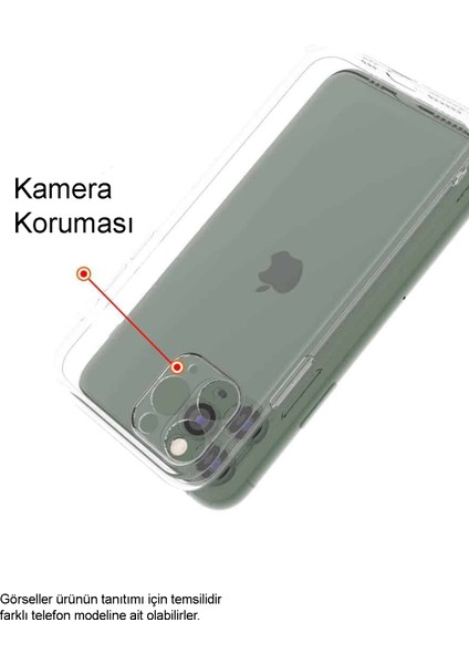 Caseworldtr Caseworld Xiaomi Mi 13T Pro Kapak Kamera Korumalı Süper Silikon Şeffaf Kılıf