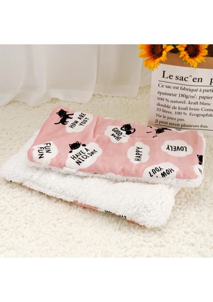 Pembe Tarzı 40X55CM Kış Köpek Yatağı Pet Battaniye Pet Uyku Mat Sıcak Kedi Köpek Yatak Örtüsü Küçük Doguahua Bulldog Için Pet Kanepe Yastık Yatak (Yurt Dışından) indirimleri