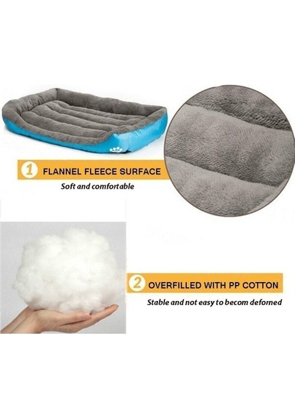 Gök Mavisi Tarzı M Beden (S-3xl) Büyük Pet Kedi Köpek Yatağı 8colors Sıcak Rahat Köpek Evi Yumuşak Polar Yuva Köpek Sepetleri Ev Mat Sonbahar Kış Su Geçirmez Kulübesi (Yurt Dışından) fırsatları