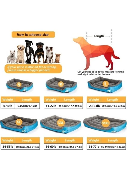 Gök Mavisi Tarzı M Beden (S-3xl) Büyük Pet Kedi Köpek Yatağı 8colors Sıcak Rahat Köpek Evi Yumuşak Polar Yuva Köpek Sepetleri Ev Mat Sonbahar Kış Su Geçirmez Kulübesi (Yurt Dışından) indirimleri