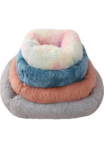 Koyu Gri Stil Xs 43X35X20CM Sıcak Kış Kare Süper Yumuşak Uyuyan Köpek Yatağı Uzun Peluş Yıkanabilir Kedi Mat Sepeti Büyük Köpekler Için Yavru Evi Yuva Yastık Kanepe (Yurt Dışından)