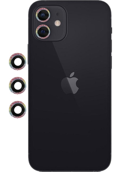 Apple iPhone 12 Shine Kamera Lens - Rainbow