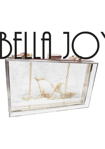 Beyaz Altın H Zincir Stili Bella Joy Yeni Akrilik Şeffaf Kadın El Çantası Zincir Kadın Messenger Çanta Akşam Çanta Çanta Zincir Omuz Çantası (Yurt Dışından) fiyatları