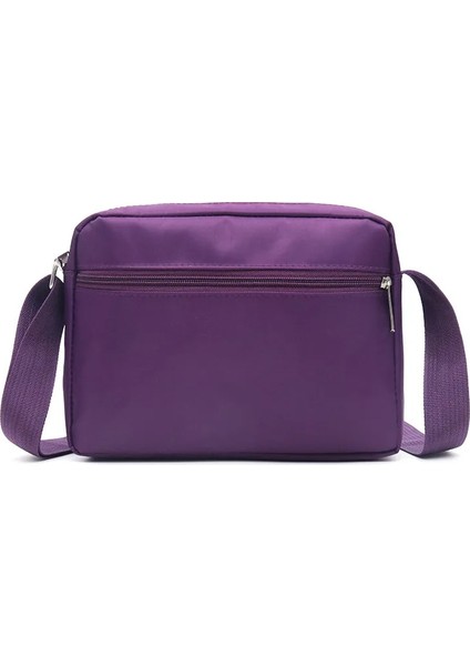 Mor Tarzı Asual Düz Renk Kadın Çantaları Lüks Tasarımcı Omuz Çantası Naylon Kumaş Bayan Messenger Çanta Cep Telefonu Çantası (Yurt Dışından) fiyatları