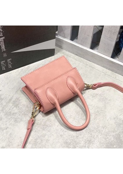 Gri Stil Mini Small Square Bag Fashion New Pu Leather Women's Handbag Crocodile Pattern Chain Shoulder Messenger Bags (Yurt Dışından)