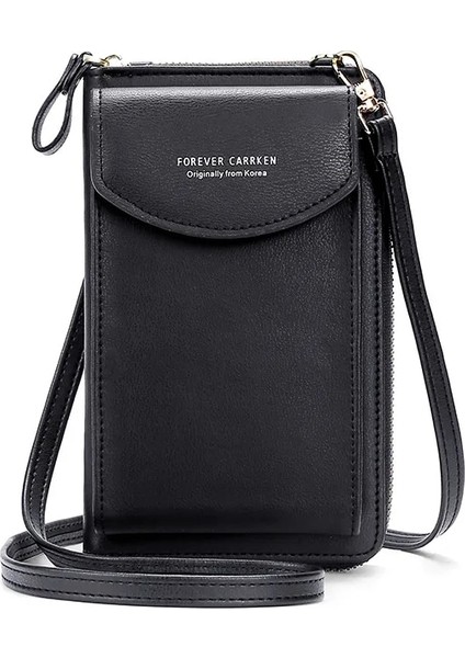 Design2 Siyah Stil 2021 Kadın Cüzdan Ünlü Cep Telefonu Çantaları Büyük Kart Sahipleri Çanta Çanta Debriyaj Messenger Omuz Uzun Sapanlar (Yurt Dışından)