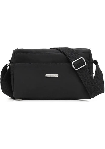 No.1 Tarzı Naylon Kadın Omuz Çantaları Kadın Messenger Çanta Düz Renk Seyahat Kız Için Crossbody Çanta Sadelik Bayanlar Cüzdan Retro Çanta (Yurt Dışından)