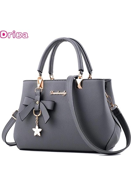 Siyah Stil 28X11X19 cm Driga Yeni Zarif Omuz Çantası Kadın Tasarımcı Lüks Çanta Kadın Çantaları Erik Yay Tatlı Messenger Crossbody Çanta (Yurt Dışından) modelleri