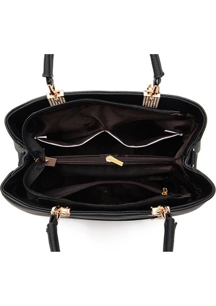 Siyah Stil 28X11X19 cm Driga Yeni Zarif Omuz Çantası Kadın Tasarımcı Lüks Çanta Kadın Çantaları Erik Yay Tatlı Messenger Crossbody Çanta (Yurt Dışından) fırsatları