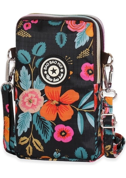 No.7 Tarzı Kadın Mini Cep Telefonu Çantası Kadın Crossbody Çanta Bayan Omuz Çantası Kanvas Cüzdan Çanta (Yurt Dışından) fiyatları