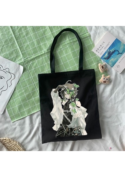 HEI05 Stili Kadın Çantası Ge Etkisi Karikatür Alışveriş Çantaları Moda Y2K Kanvas Çanta Japon Harajuku Büyük Kapasiteli Vintage Kadın Omuz Çantası (Yurt Dışından) fiyatları