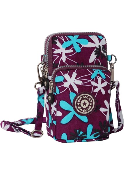 No.6 Tarzı Female Messenger Purse Lady Wallet New Rossbody Bag Woman Small Shoulder Bags Nylon Women Mobile Phone Bags Mini Bolso (Yurt Dışından)