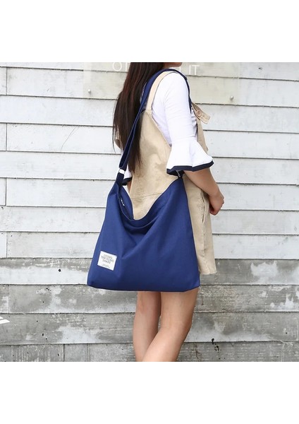 Sarı Stil Retro Trend Bayan Messenger Çanta Büyük Kapasiteli Tuval Alışveriş Çantası Edebiyat Tüm Maç Omuz Çantası Basit Öğrenci Çanta (Yurt Dışından) indirimleri