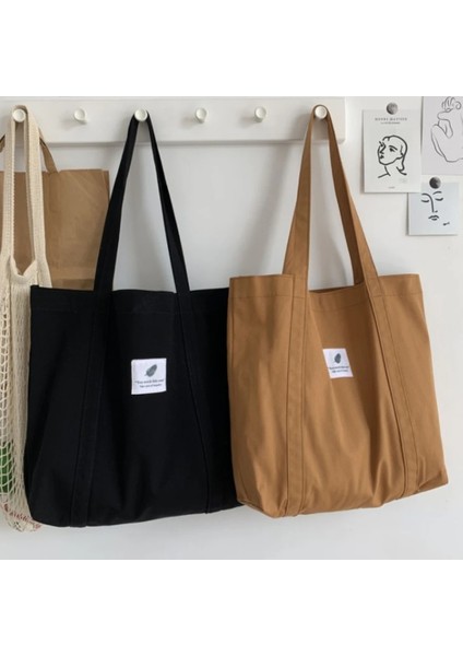 Yeşil Stil 36X12X33CM Yeni Retro Kadın Omuz Çantası Basit Düz Renk Küçük Taze Kanvas Çanta Edebi Kadın Toka Tote Çanta Büyük Kapasiteli Çanta (Yurt Dışından) fiyatları