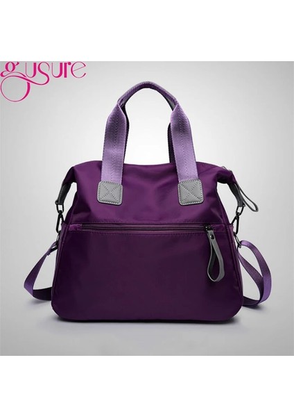 Stil 1-Siyah Stil Gusure Kadın Çok Cepler Omuz Çantası Yeni Moda Taşınabilir Açık Seyahat Fermuar Çok Fonksiyonlu Büyük Kapasiteli Çanta (Yurt Dışından) fırsatları