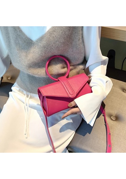 Gül Kırmızı Tarzı Kadın Crossbody Çanta Handbagasual Mini Taşınabilir Çanta Est Bel Çantası Kadın Tasarım Messenger Omuz Çantaları (Yurt Dışından) fırsatları