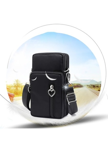 No.4 Tarzı Women Shoulders Bag Shoulder Strap Messenger Chest Bag Wallet Multifunction Mobile Phone Bag Coin Purse Crossbody Bags For Women (Yurt Dışından)