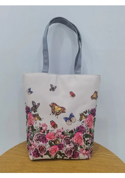 2021A Floral Bag Style Miyahouse Çiçek Baskılı Çanta Kadın Omuz Çantası Kanvas Yaz Plaj Çantası Günlük Kullanım Kadın Alışveriş Çantası Bayan Tüm Maç Eko (Yurt Dışından) fırsatları