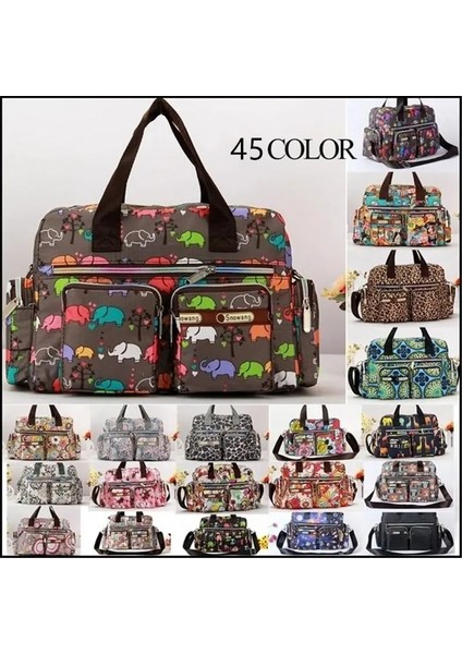 No.29 Tarzı Bayanlar Messenger Çanta Rahat Çanta Omuz Büyük Kapasiteli Su Geçirmez Bez Çanta Çiçek Baskılı Çantalar Kadınlar Için Açık Çanta (Yurt Dışından) indirimleri