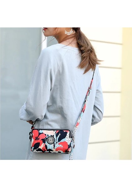 Sıcak Pembe Tarzı Kadınlar Evrensel Cep Telefonu Omuz Çantası Spor Cüzdanları Crossbody Omuz Çantası Messenger Çanta Bozuk Para Cüzdanı Açık Çanta (Yurt Dışından) indirimleri