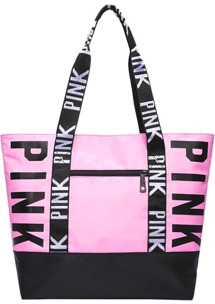 Yeşil Stil Moda Rahat Bayanlar Naylon Çanta Mektup Deseni Omuz Çantası Büyük Kapasiteli Su Geçirmez Üst Saplı Çantalar (Yurt Dışından) fiyatları