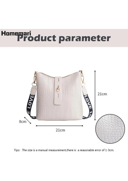 Qiuming Shop A-5 Stili Timsah Desenli Pu Deri Mektup Crossbody Çanta Womeain Kadın Omuz Çantaları Mini Çantalar Seyahat Çapraz Vücut Çanta (Yurt Dışından)