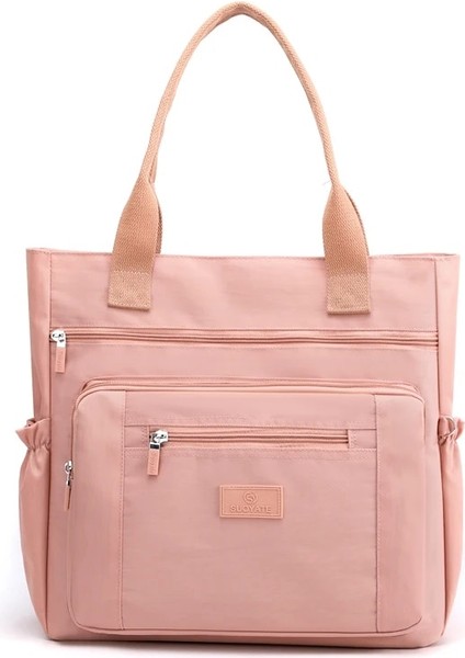 Açık Mor Tarzı 2021 Yeni Moda Messenger Çanta Kadın Omuz Çantası Naylon Çanta Büyük Kapasiteli Moda Kadın Tote Alışveriş Çantası (Yurt Dışından) fiyatları