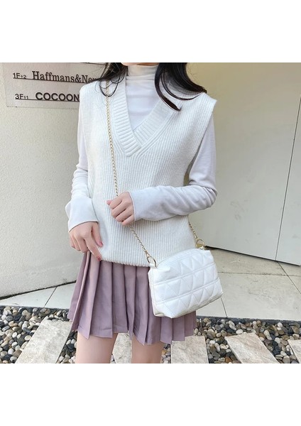 247-BEYAZ-TARZI 2022 Püskül Küçük Messenger Çanta Kadınlar Için Trend Lingge Nakış Kamera Kadın Omuz Çantası Moda Zincir Bayanlar Crossbody Çanta (Yurt Dışından) fırsatları