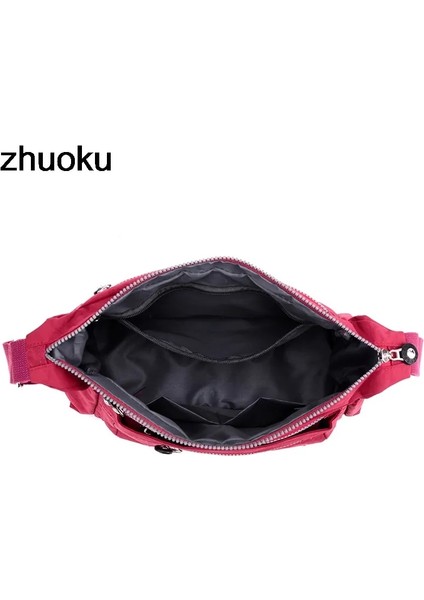 Lacivert Tarzı Lüks Kadın Messenger Çanta Su Geçirmez Naylon Omuz Çantaları Rahat Üst-Sap Bayan Çanta Seyahat Tote Kadın Crossbody Çanta (Yurt Dışından) indirimleri