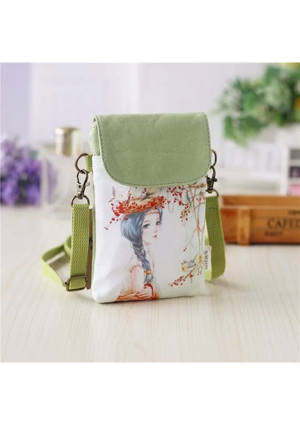 Lan Stili Kadın Messenger Çanta Yüksek Li Omuz Çantası Lady Seyahat Crossbody Çanta Cep Telefonu Çantası (Yurt Dışından) modelleri
