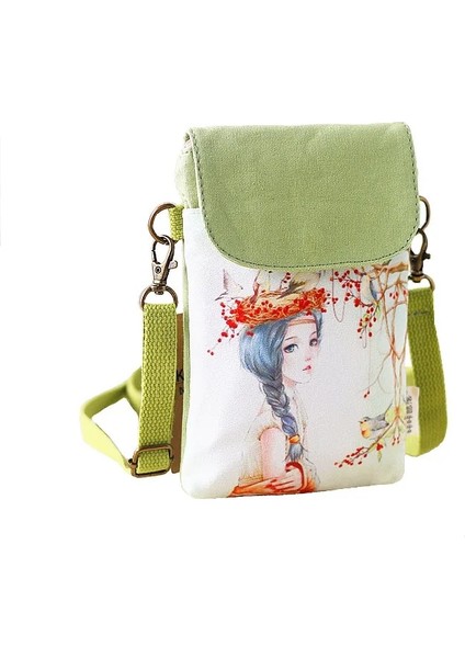 Lan Stili Kadın Messenger Çanta Yüksek Li Omuz Çantası Lady Seyahat Crossbody Çanta Cep Telefonu Çantası (Yurt Dışından) indirimleri