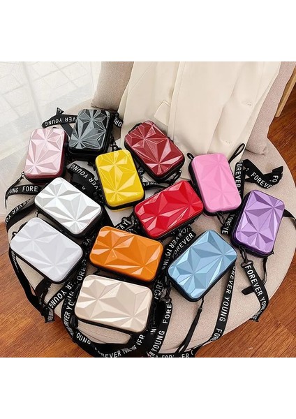 Turuncu Tarzı Wome Için Lüks El Çantaları Yeni Bavul Şekli Tote Moda Mini Bagaj Çantası Kadın Ed Trend Ünlü Debriyaj Kutusu Çanta (Yurt Dışından) fırsatları