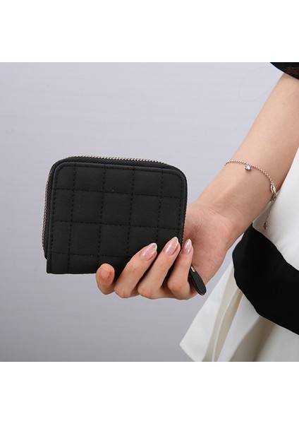 Siyah Stil2 Stili Moda Ekose Crossbody Çanta Kadın Pu Deri Omuz Çantası Basit Düz Renk Messenger Çanta Tasarımcı Bayan Çanta Günlük Kese Kesesi (Yurt Dışından)