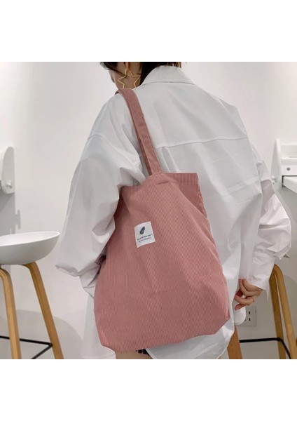 Gri Stil Kadınlar Için Kadife Çanta Alışveriş Çantaları Çevre Depolama Yeniden Kullanılabilir Tuval Omuz Tote Çanta Kız Için Okul Çantaları Bez Çantalar (Yurt Dışından) fiyatları