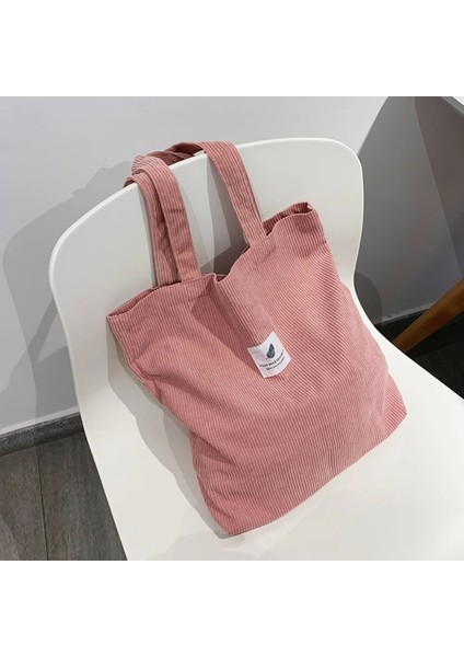 Gri Stil Kadınlar Için Kadife Çanta Alışveriş Çantaları Çevre Depolama Yeniden Kullanılabilir Tuval Omuz Tote Çanta Kız Için Okul Çantaları Bez Çantalar (Yurt Dışından) fırsatları