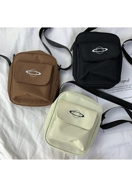 Kolye Tarzı ile Kahverengi Kadın Kanvas Omuz Çantası Küçük Kore Moda Pamuklu Kumaş Messenger Kadınlar Için Crossbody Çanta Çanta Telefon Çanta Kadın Çanta (Yurt Dışından) fiyatları