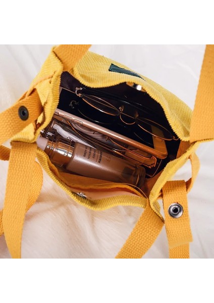 Gri Stil Kadınlar Küçük Kadife Omuz Çantası Kadın Yeni Küçük Kanvas Çanta Kılıf Bayanlar Rahat Vintage Çanta Kumaş Kova Kılıfı Kız Için (Yurt Dışından) fırsatları