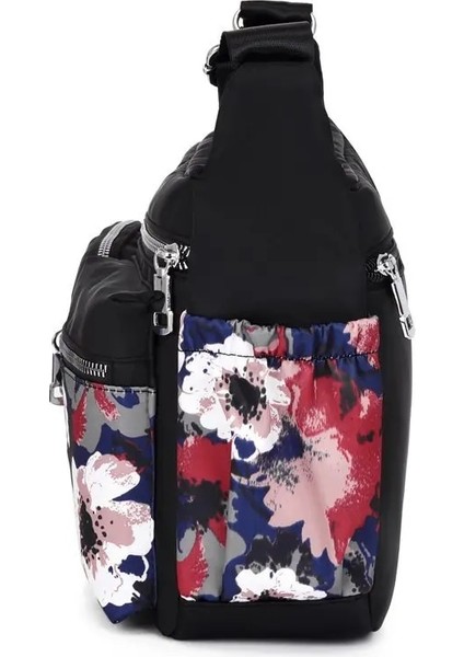 No.5 Tarzı Geestock Kadın Crossbody Çanta Su Geçirmez Naylon Çiçek Omuz Messenger Çanta Rahat Üst-Sap Bayan Çanta Seyahat Tote (Yurt Dışından) fırsatları