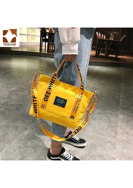 Beyaz Stil Kadın Sarı Çanta Için Sarı Çanta Büyük Kapasiteli Tote Çanta Rahat Alışveriş Kadın Bolso Amarillo Mujer Sac Jaune 2020 (Yurt Dışından) fiyatları