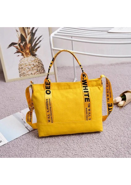 Beyaz Stil Kadın Sarı Çanta Için Sarı Çanta Büyük Kapasiteli Tote Çanta Rahat Alışveriş Kadın Bolso Amarillo Mujer Sac Jaune 2020 (Yurt Dışından) modelleri