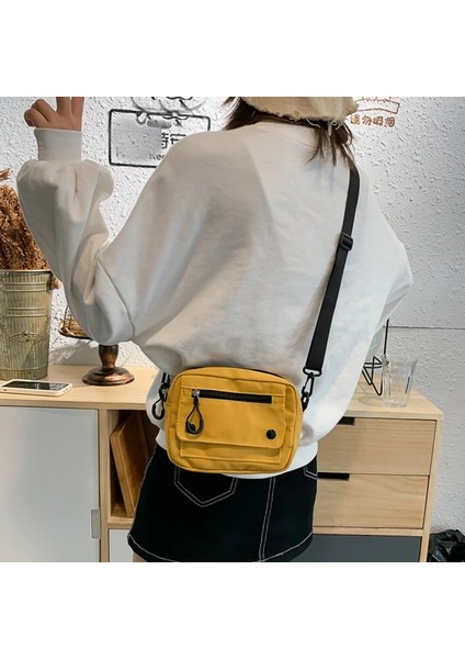 Açık Yeşil Tarzı Kadın Kanvas Çanta Japonya Tarzı Kız Küçük Omuz Çantaları Kore Kadın Messenger Crossbody Çanta Çanta Telefon Çantası Женские Сумки (Yurt Dışından) modelleri