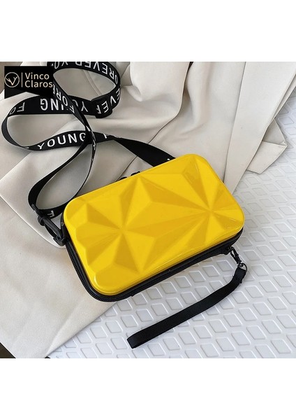 Siyah Stil Moda Mini Çanta Kadın Küçük Bavul Şekli Çanta Omuz Çantası Kadın Çantaları Tote Çanta Kadınlar Için Crossbody Çanta Sac Bolsa (Yurt Dışından) fiyatları