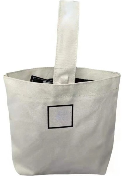 Beyaz Stil 26X22X8CM Lüks Çanta Tasarımcısı Kadın Kanvas Tote Çanta Moda Büyük Kapasiteli Alışveriş Çanta Kadın Tek Omuz Crossbody Çanta (Yurt Dışından)