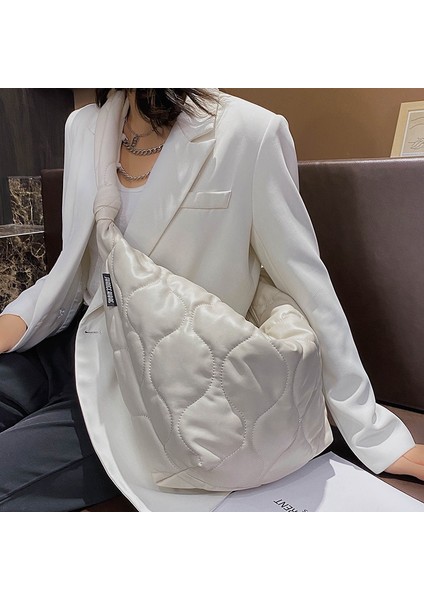 Kumaş Gri Tarzı L Beden Veryme Kumaş Omuz Çantası Kadınlar Için Moda Deri Kompozit Kadın Çantaları Trend Bayan Çantaları Büyük Kapasiteli Kadın Günlük Çanta (Yurt Dışından) modelleri