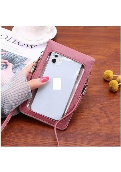 B Tarzı Kadınlar Çok Fonksiyonlu Dokunmatik Cep Telefonu Cebi Kart Çanta Crossbody Omuz Çantaları Günlük Kılıf Çanta Çile Cüzdan Kız Için (Yurt Dışından) fiyatları