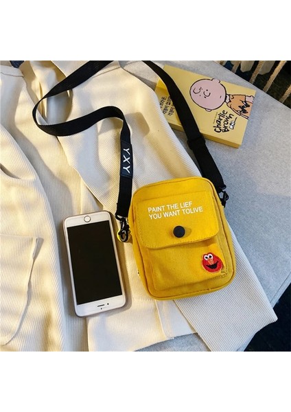 No.2 Tarzı Küçük Kanvas Çanta Kadın Kadınlar Için Crossbody Omuz Çantaları Messenger Bozuk Para Cüzdanı Karikatür Cep Telefonu Omuz Çantaları Telefon Çantaları (Yurt Dışından) indirimleri
