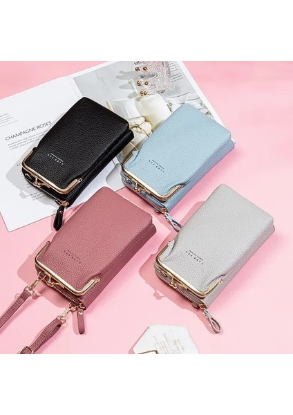 Mavi Stil Küçük Crossbody Çanta Kadın Mini Pu Deri Omuz Messenger Çanta Kızlar Için Bolsas Bayanlar Telefon Çanta Fermuar Flap Çanta (Yurt Dışından) indirimleri