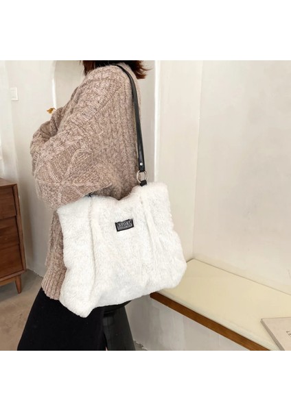 Zebra Stili Vintage Kadın Omuz Çantası Yaratıcı Zebra Çizgili Inek Desen Baskı Koltukaltı Çanta Kız Moda Çanta (Yurt Dışından)