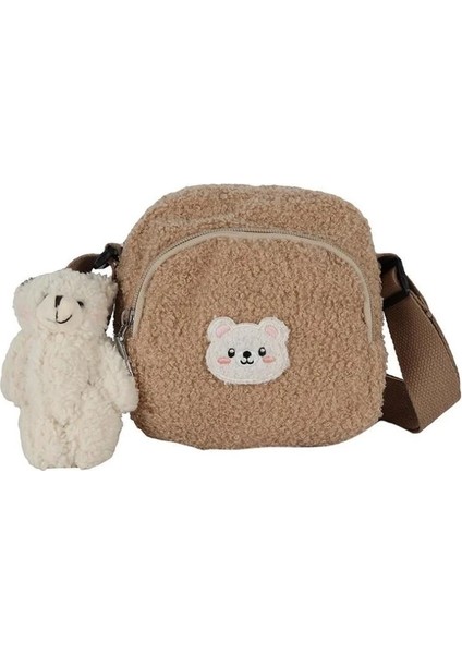 Kahverengi Tarzı 2021 Sonbahar ve Kış Yeni Sevimli Ayı Messenger Çanta Kadın Peluş Cep Telefonu Çantası Kız Küçük Omuz Çantası (Yurt Dışından) fiyatları