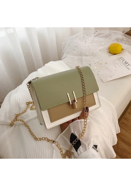 Sarı Stil Mini Pu Deri Omuz Çantaları Kadının Crossbody Çanta Çanta Moda Çanta Messenger Çantalar Kadın Kadın Paraları Tote (Yurt Dışından)